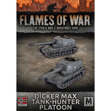 Flames of War - Dicker Max Tank-Huner Platoon