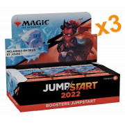 Magic the Gathering - Lot de 3 Boîte de 24 boosters Jumpstart 2022