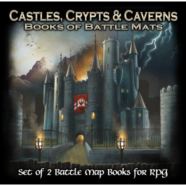 Book of Battle Mats - Castles, Crypts and Caverns
