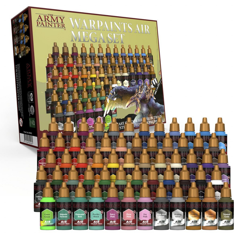 Buy Army Painter - Warpaints Air Mega Set - Army Painter - Miniatures games