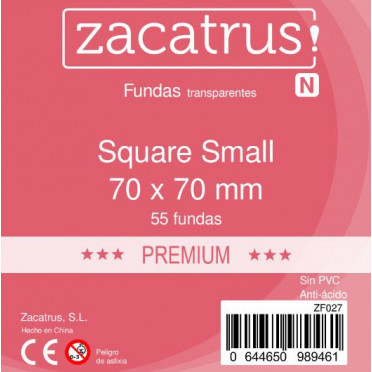 Protège-cartes Zacatrus Square S premium (70 x 70 mm)