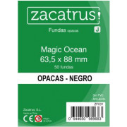 Protège-cartes Zacatrus Magic Ocean (Standard: 63,5 mm x 88mm) Noir