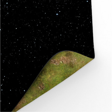 Playmats - Mousepad - Tapis recto/verso - Deep Space / Grassland - 48"x48"