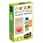 Flashcards Montessori - Émotions et actions