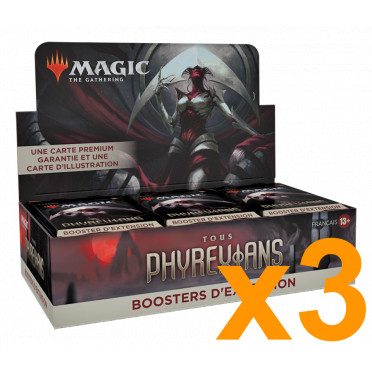 Magic The Gathering : Tous Phyrexians - Lot de 3 Boîtes de 30 boosters d'extension