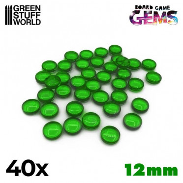 Plastic Gems 12mm