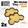 MDF Movement Trays 25mm x 5 - Slim-Fit 1