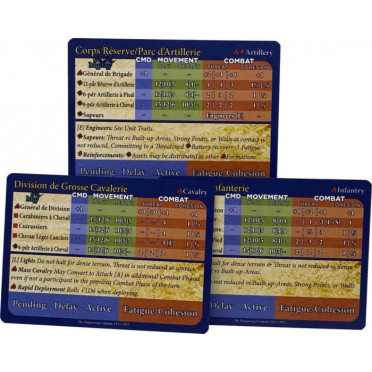 ESR French Stat Cards & Orders Pack (Mid War)