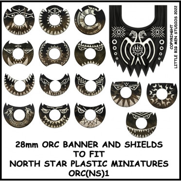 Oathmark: Orc Banner & Shield Transfers 1