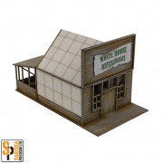 Old West Tent Town - Small Shop with Lean-To