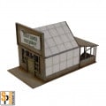 Old West Tent Town - Small Shop with Lean-To 3