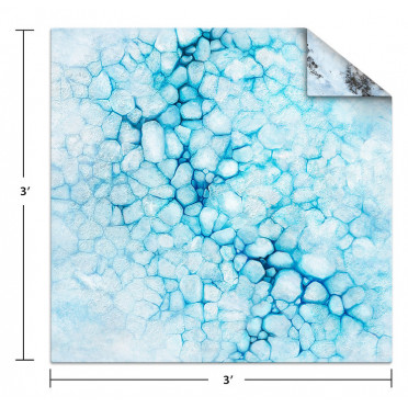 Tapis de jeu 90x90 cm - Ice Floe / Frozen Tundra