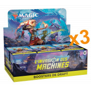 Magic The Gathering : L'invasion des machines - Lot de 3 Boites de 36 boosters de draft