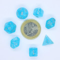 Luminary Mini-Polyhedral Sky/silver 7-Die set 0