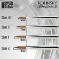 Silver Series : Set de Pinceaux Kolinsky (Serie-S) 1