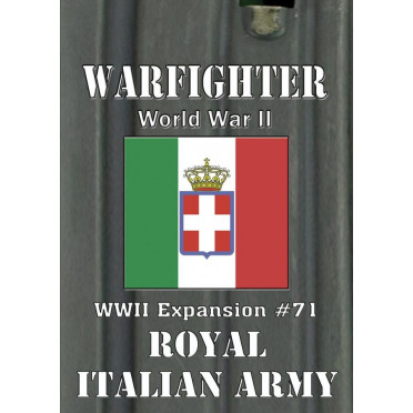 Warfighter WWII Expansion 71 - Royal Italian Army