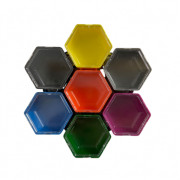 Set de Boîtes Honeycombs Multicolores