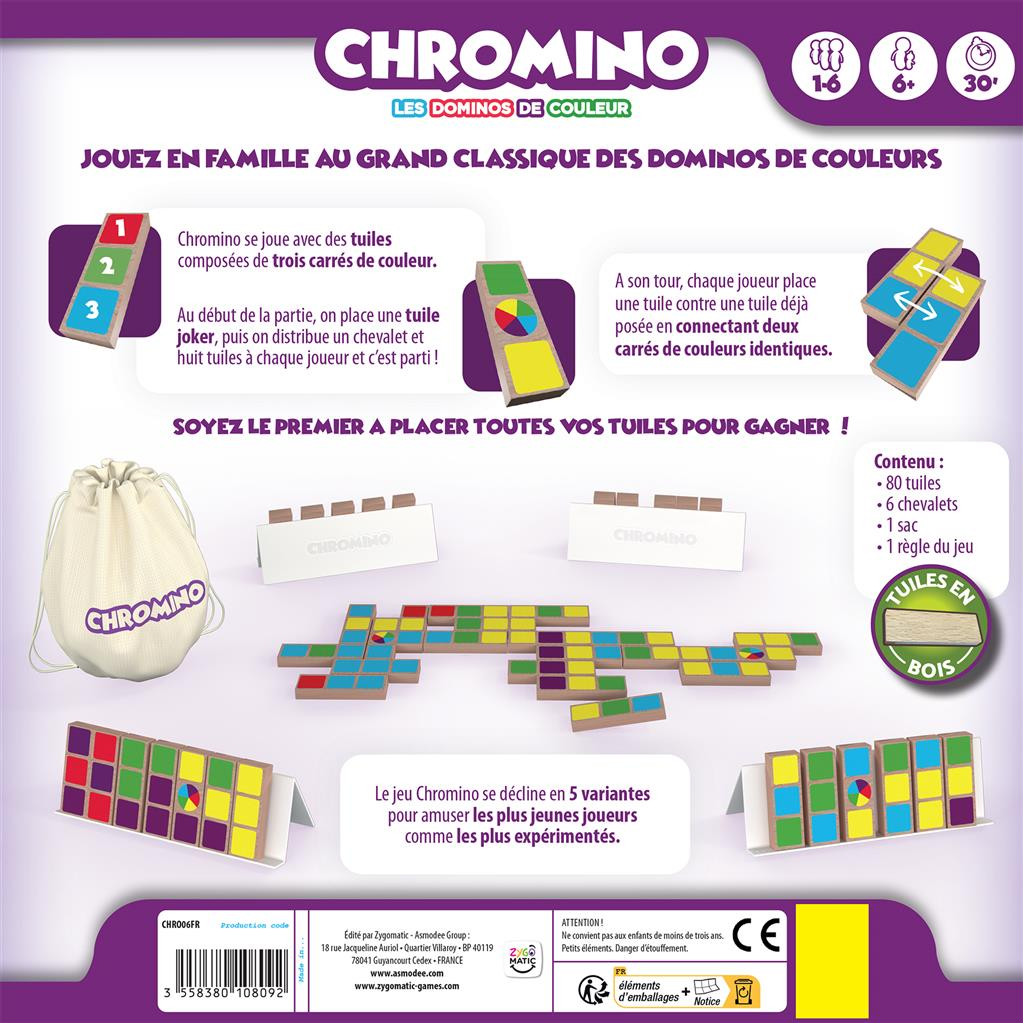 Buy Chromino - Board Game - Asmodée
