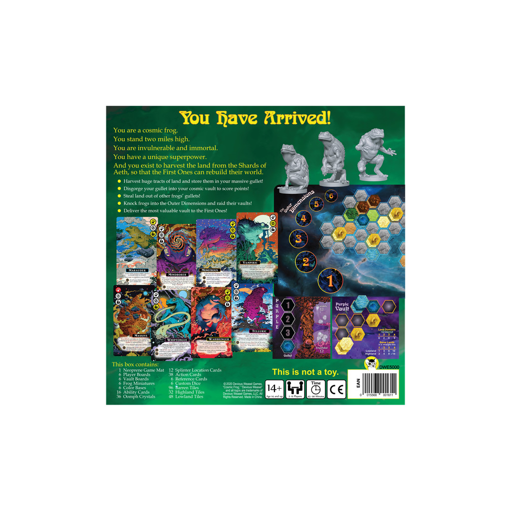 Buy Cosmic Frog - Devious Weasel Games - Board games