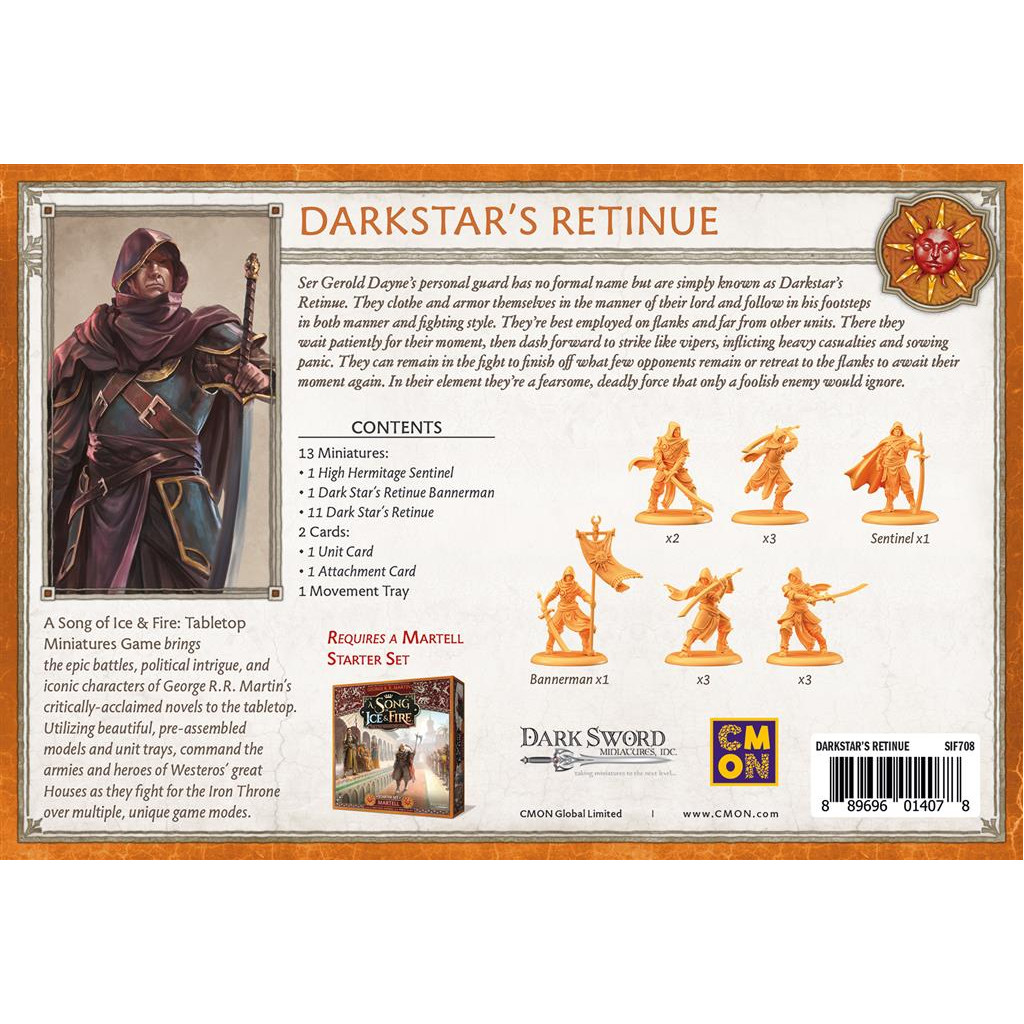 A Song of Ice & Fire: Darkstar's Retinue, Tabletop Miniatures