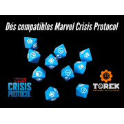 Set de dés compatible Marvel Crisis Protocol