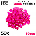 Set de 50 Cubes Transparents 10mm 5