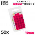 Set de 50 Cubes Transparents 10mm 6