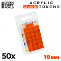 Set de 50 Cubes Transparents 10mm 8