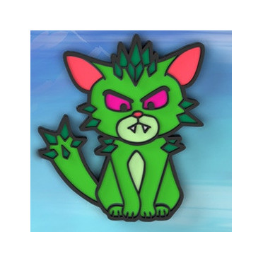 Isle of Cats - Promo Green Pin