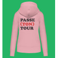 Woman Hoodie - Passe Ton Tour - Pale Pink - M 1