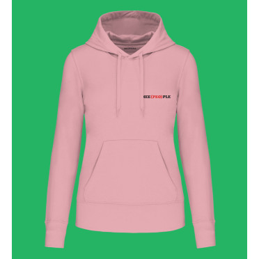 Woman Hoodie - Passe Ton Tour - Pale Pink - S