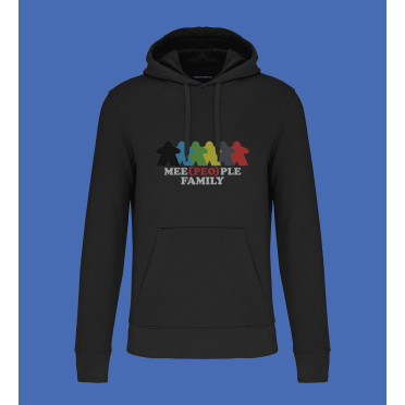 Man Hoodie - Family - Black - S