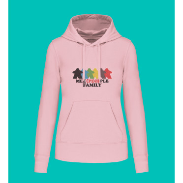 Woman Hoodie - Family - Pale Pink - XS