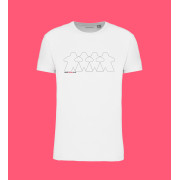 Tee shirt Homme – Quatuor – Blanc - S
