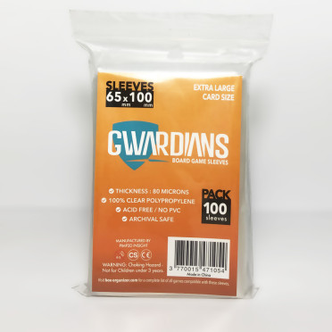 Gwardians Sleeves Premium - 65 x 100mm - 100p