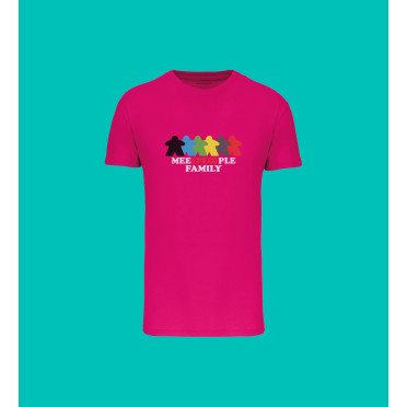 Children's tee shirt - Family - Fuschia - 4 to 6 years