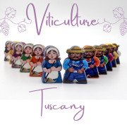 Viticulture Tuscany Sticker set
