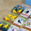 Wingspan - Wooden Bird-shaped Player Tokens and Stickers set 10