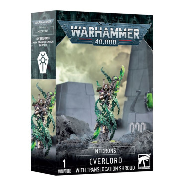W40K : Necrons - Overlord with Translocation Shroud
