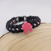 Paracord meeple bracelet - Pink