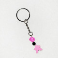 Mini meeple dice key ring - Pink 0