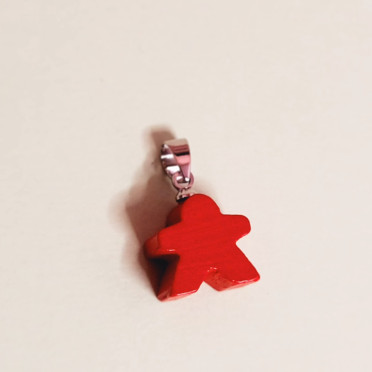 Meeple pendant - Red
