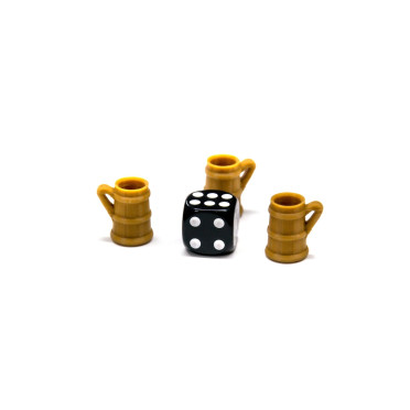 5PCS Beer Mug Miniatures