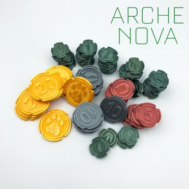 Ark Nova – Coin Set (70 pcs)