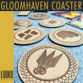 Gloomhaven/Frosthaven Wooden Coasters 2