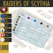 Pillards de Scythie - Feuille de score réinscriptible