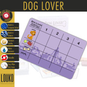 Dog Lover - Feuille de score réinscriptible
