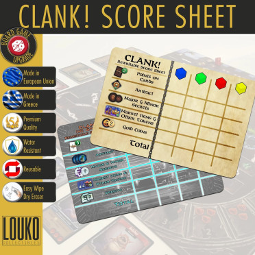 Score sheet upgrade - Clank! Original & In! Space!