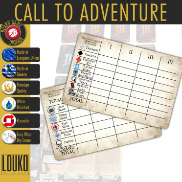 Call to Adventure - Feuille de score réinscriptible