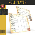 Roll Player - Feuille de score réinscriptible 1